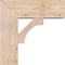 Ekena Millwork Westlake Block Smooth Bracket w/ Offset Brace, Douglas Fir, 7 1/2"W x 20"D x 20"H BKT0806X20X20WTL05SDF - alternate 2